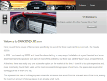 Tablet Screenshot of darksidesubs.com